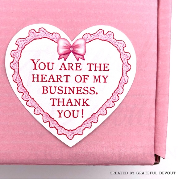 You Are The Heart- 2" (inches) Sticker (48ct.)  [GD123-48] - Picture 3 of 3